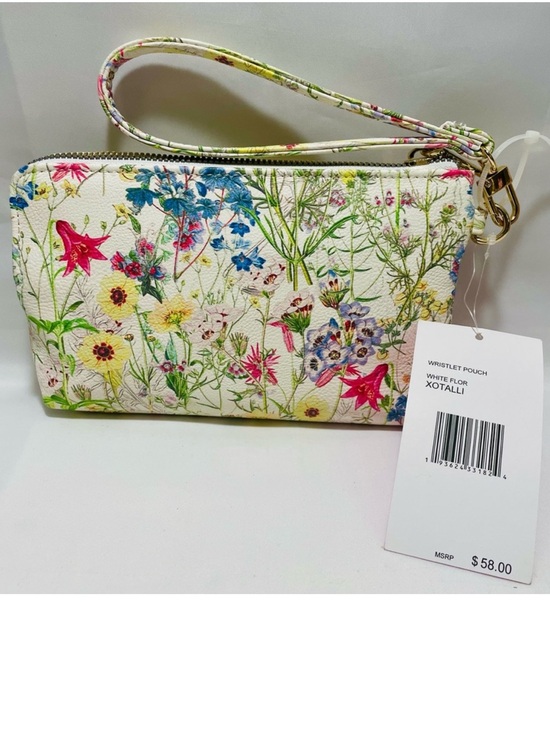Betsey Johnson Handbags - Betsey Johnson floral double zip wristlet clutch NWT